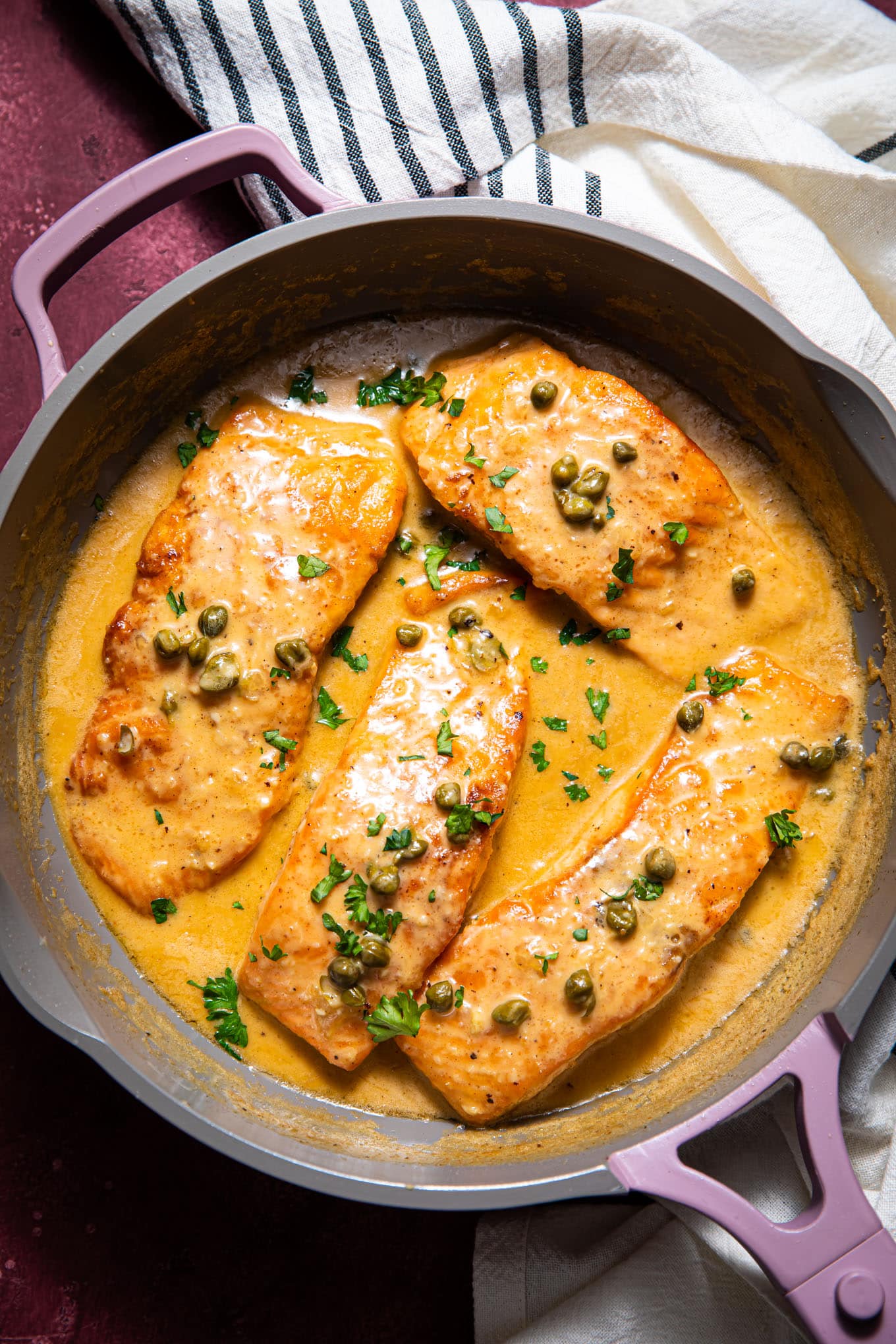 Easy Creamy Salmon Piccata: Restaurant-Quality Weeknight Meal